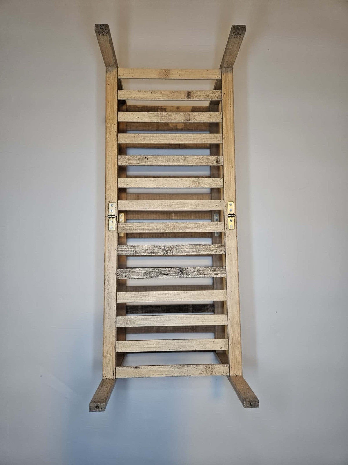 Folding Wooden Slatted Shelf Insert / Ventilated Storage Rack 26”