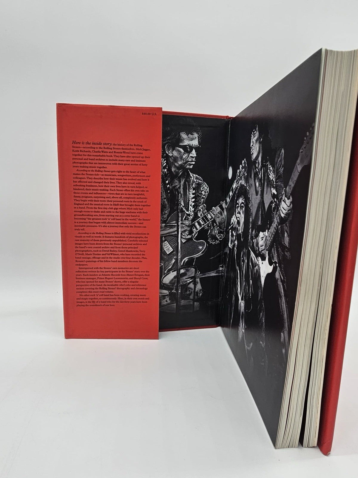 ACCORDING TO THE ROLLING STONES HARDBACK BOOK  2003, Oversize