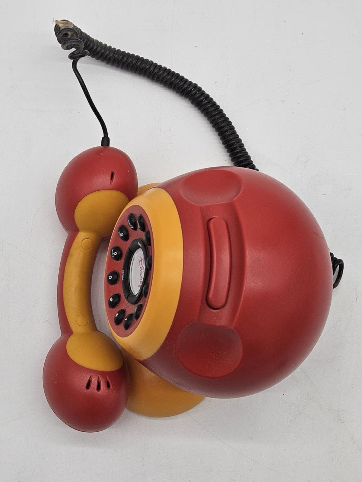 Vintage Disney Mickey Mouse Telephone Illuminated Ringer Phone Working
