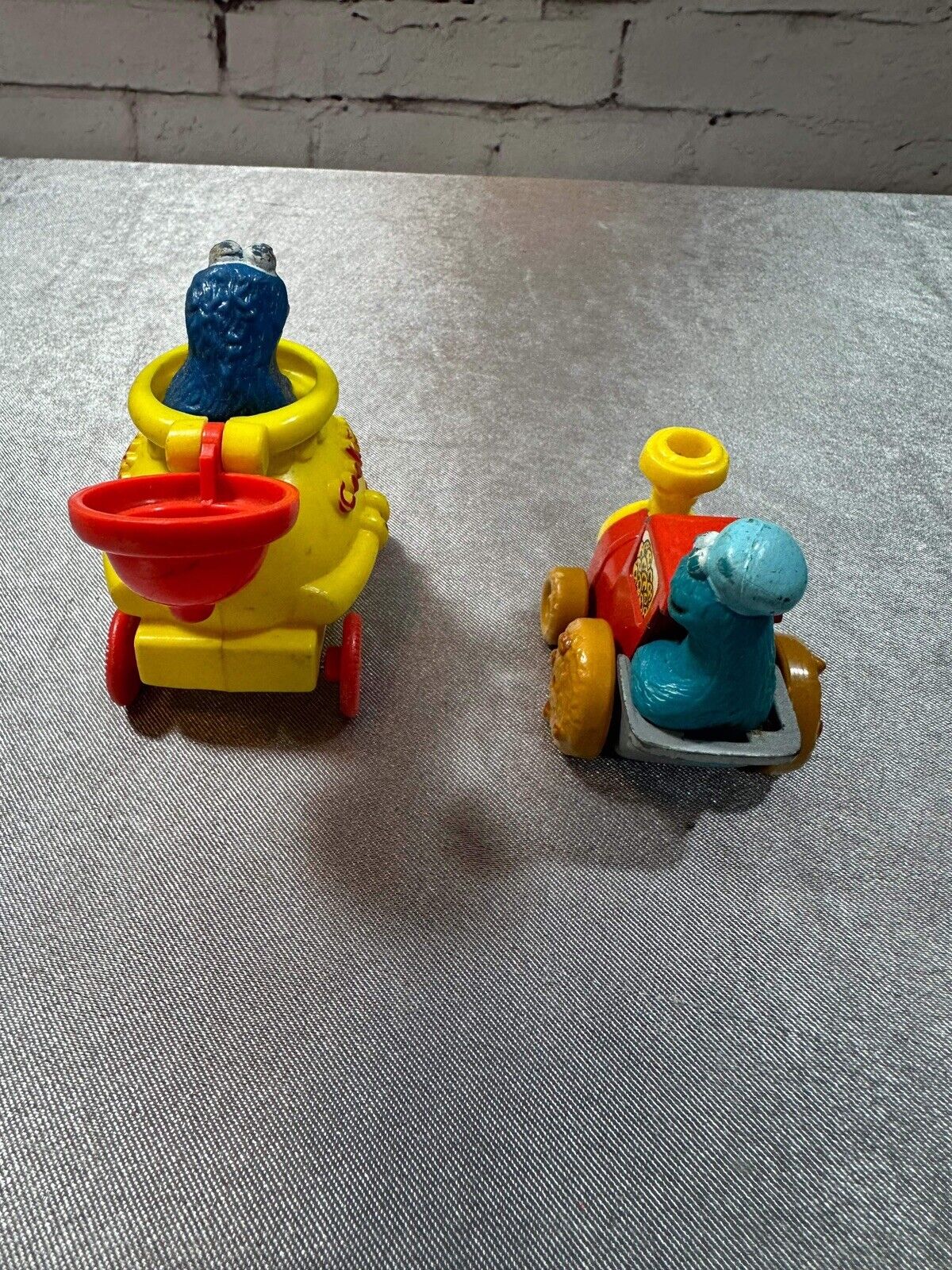 RARE Vintage 1970s Sesame Street Cookie Monster Cookie Jar & Train Car HTF 003