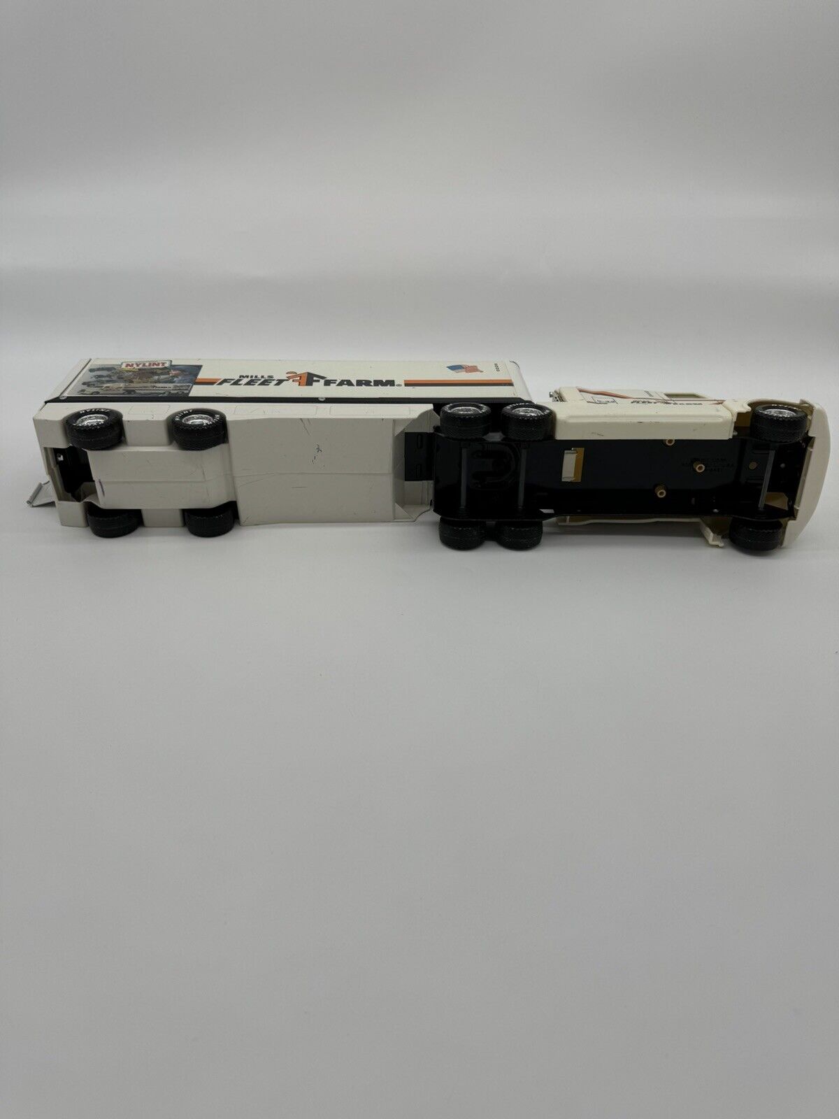 Vintage Nylint  Fleet & Farm Semi Truck & Trailer Pressed Steel & Plastic