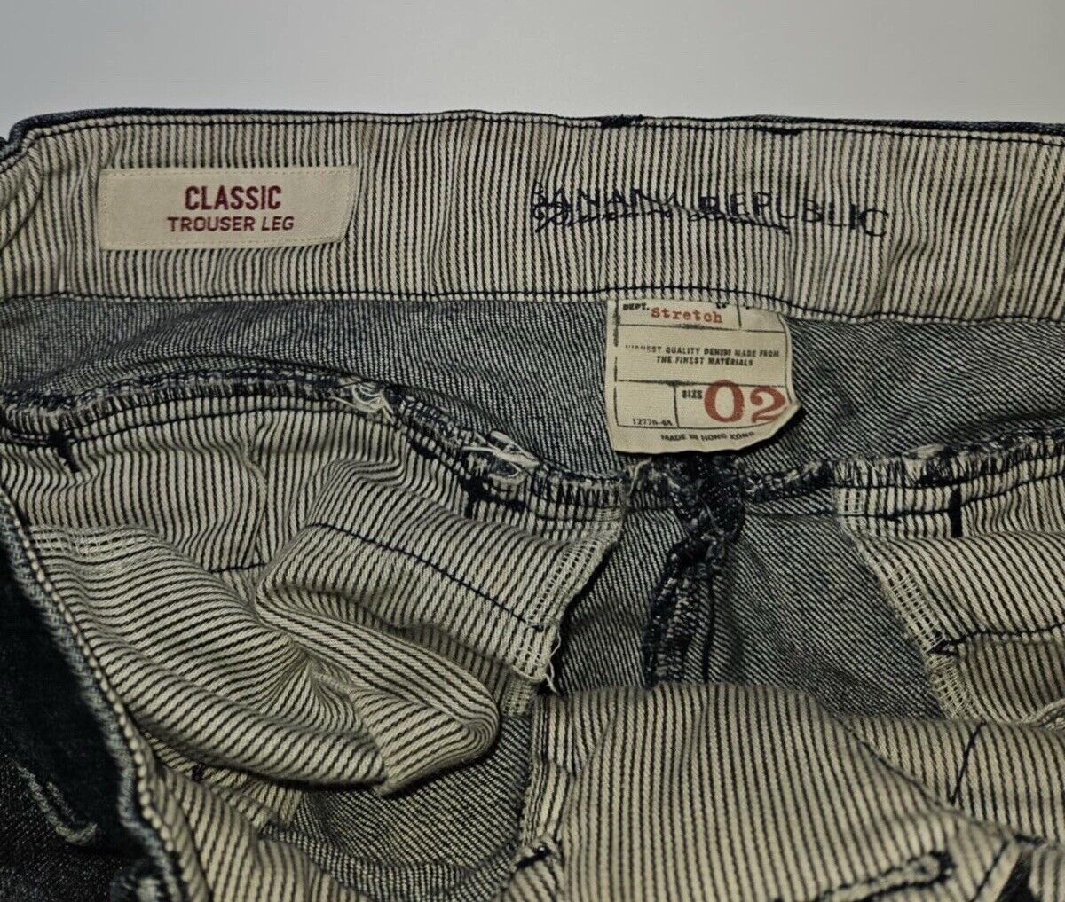 BANANA REPUBLIC Women's 2 Classic Trouser Stretch Premium Denim Jeans