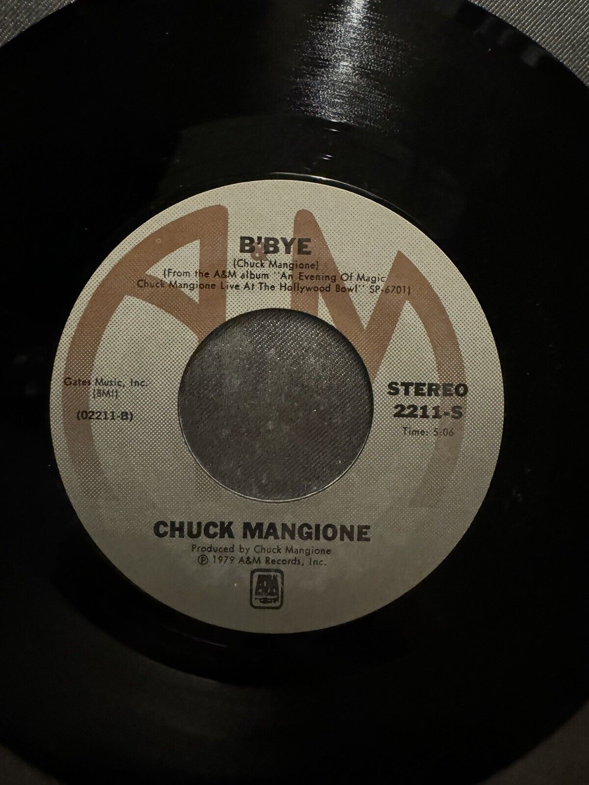 Chuck Mangione – Give It All You Got White Label Promo 7" Vinyl 45  AM-2211