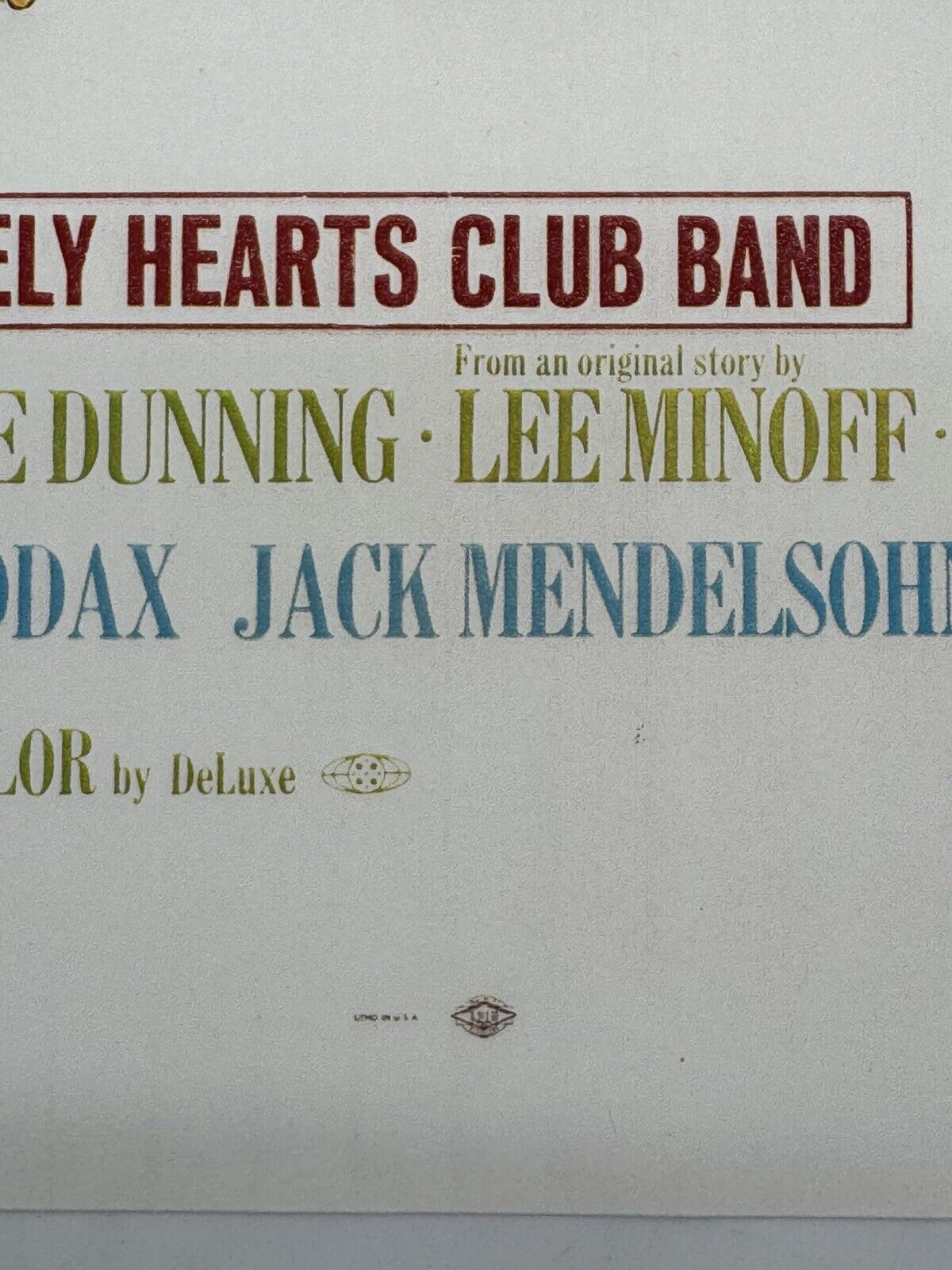 Original THE BEATLES "Yellow Submarine" 1968 Film Poster in MINT condition RARE