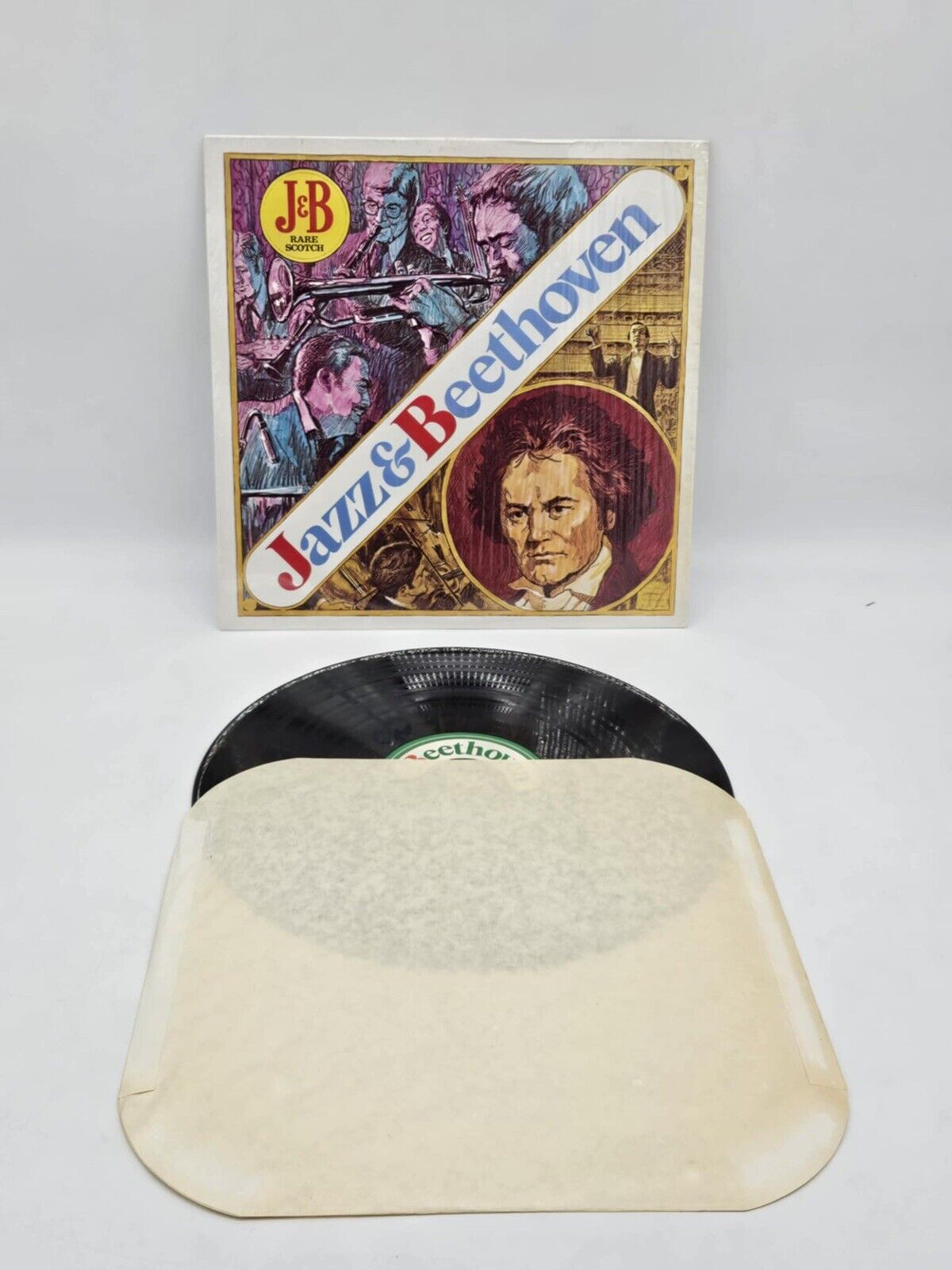 Jazz & Beethoven LP J & B Scotch New Sealed Benny Goodman Duke Bruno Walter
