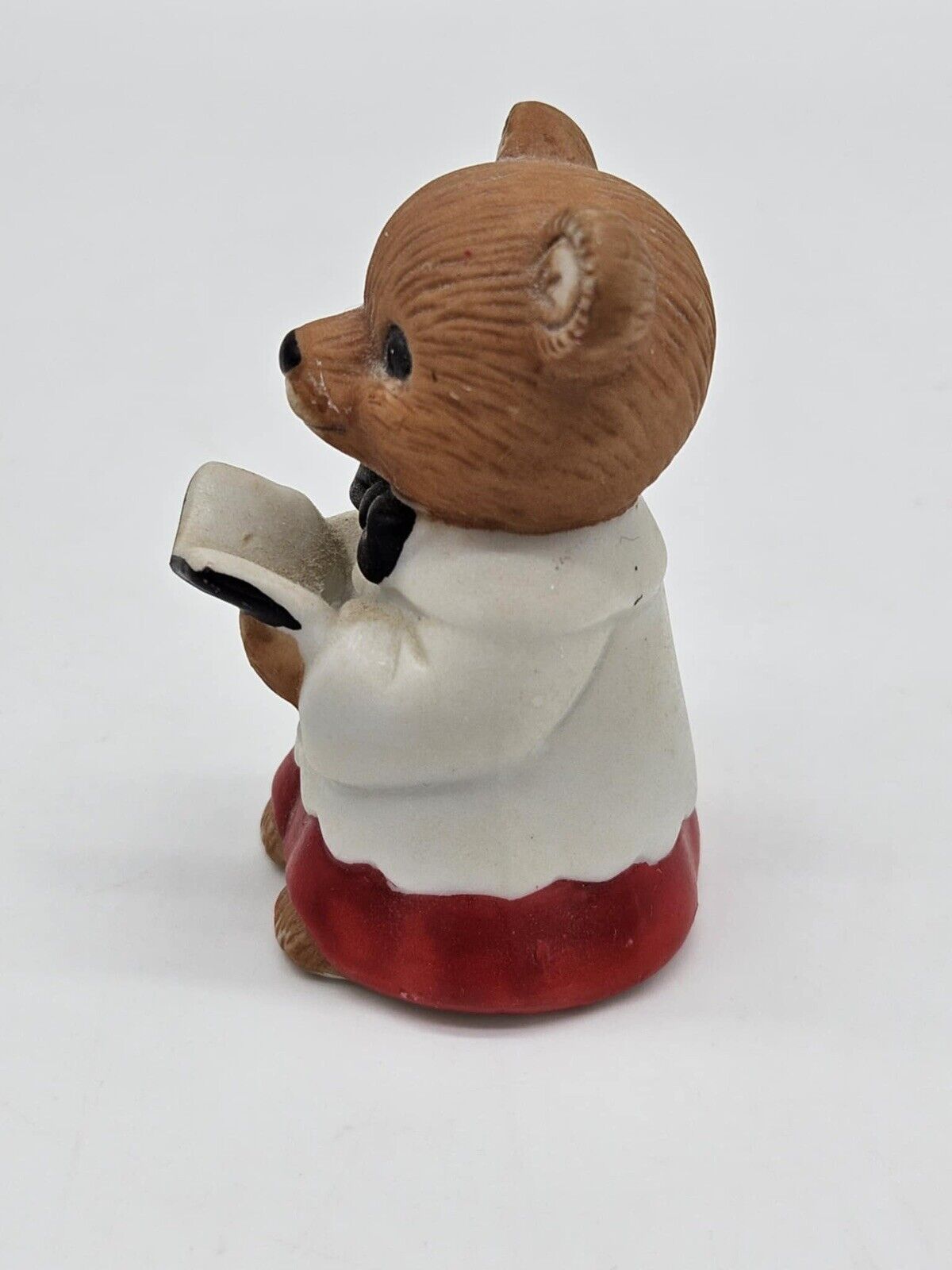 Vintage Homco Holiday Teddy Bear Choir Carolers Porcelain Set of 3 #5100