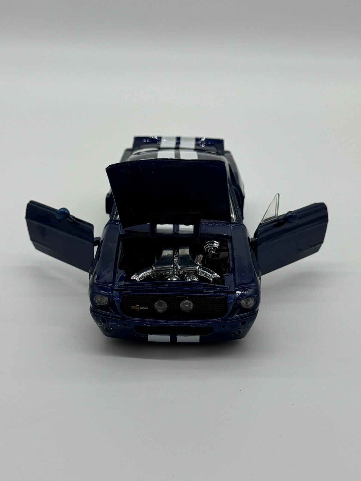 Jada 1:24 Big Time Muscle 1967 Shelby GT500 Blue Diecast Model Car 33865 New