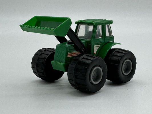 2003 Plastic Soma Mighty Wheels Blue Ridge Farm Green Tractor Toy 005
