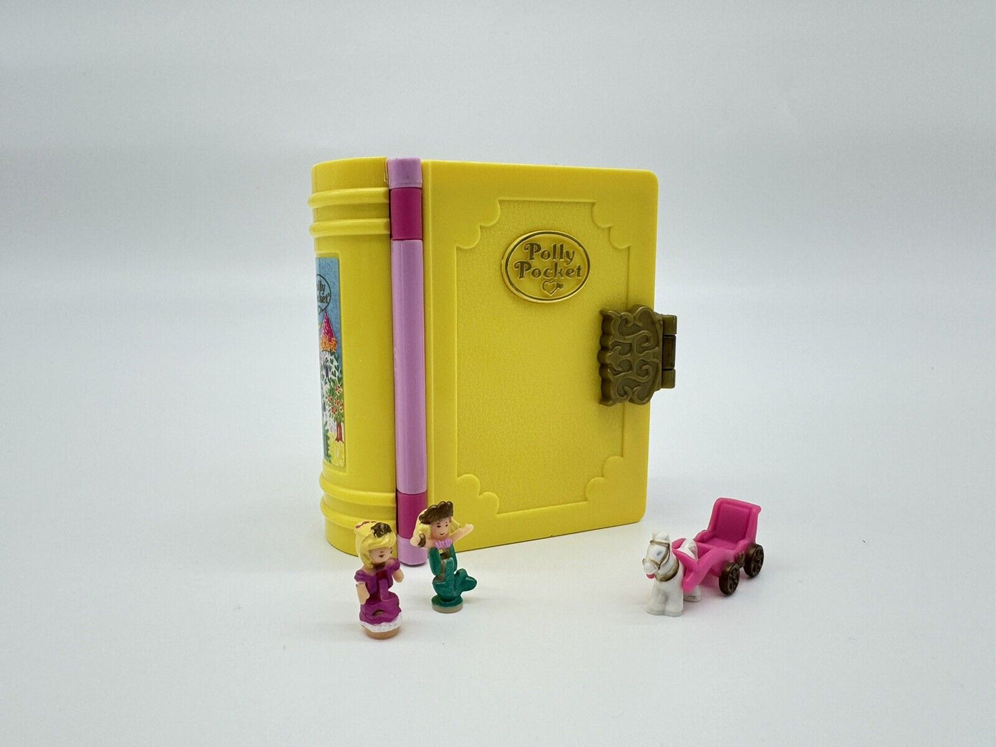 Vintage 1995 Bluebird Polly Pocket Princess Palace Enchanted Storybook COMPLETE