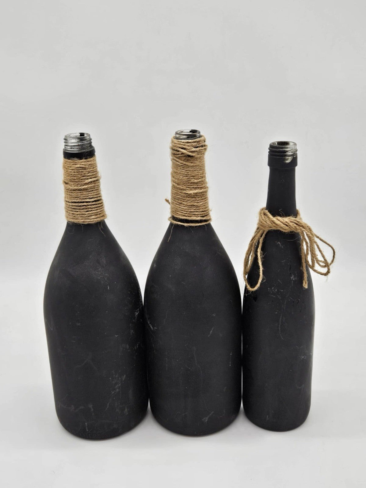 Decorative Custom Wine Bottles for Home - Set of 3