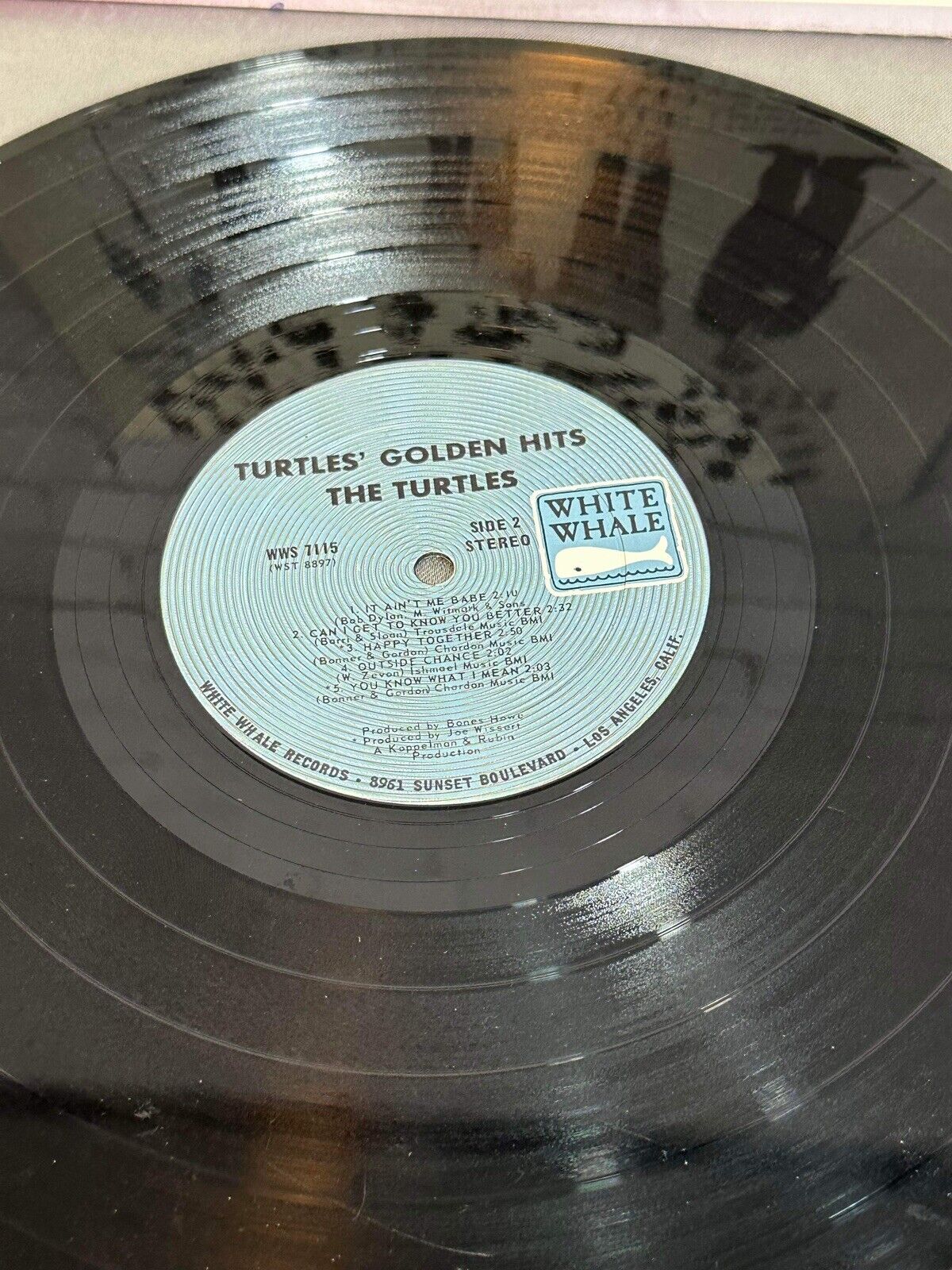 The Turtles vinyl Golden Hits 1967 WWS 7115 VINTAGE