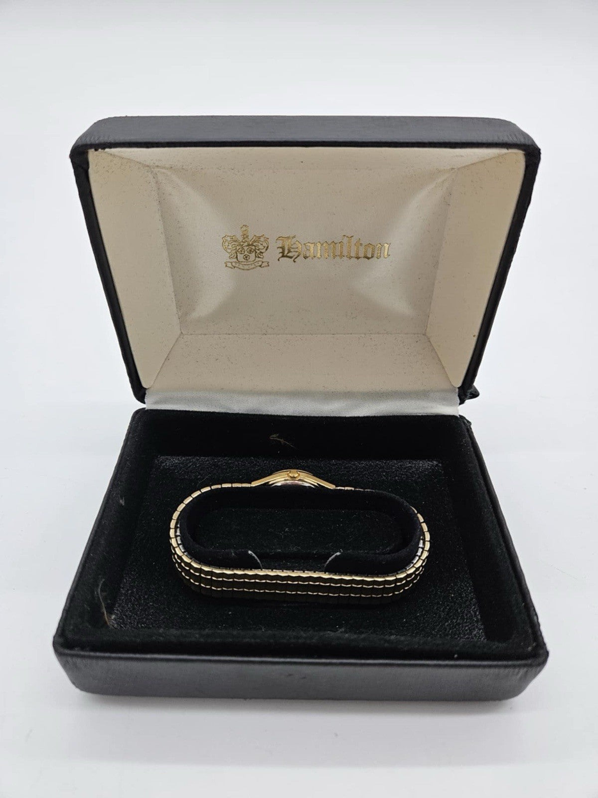 Vintage Hamilton Masterpiece Ladies Quartz Watch – Gold Tone
