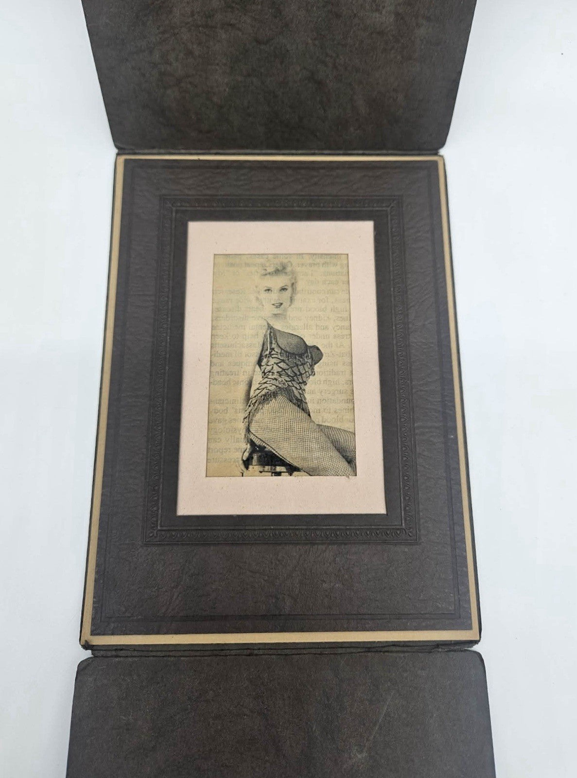 Vintage Marilyn Monroe Art Deco Photograph in a Presentation Folder
