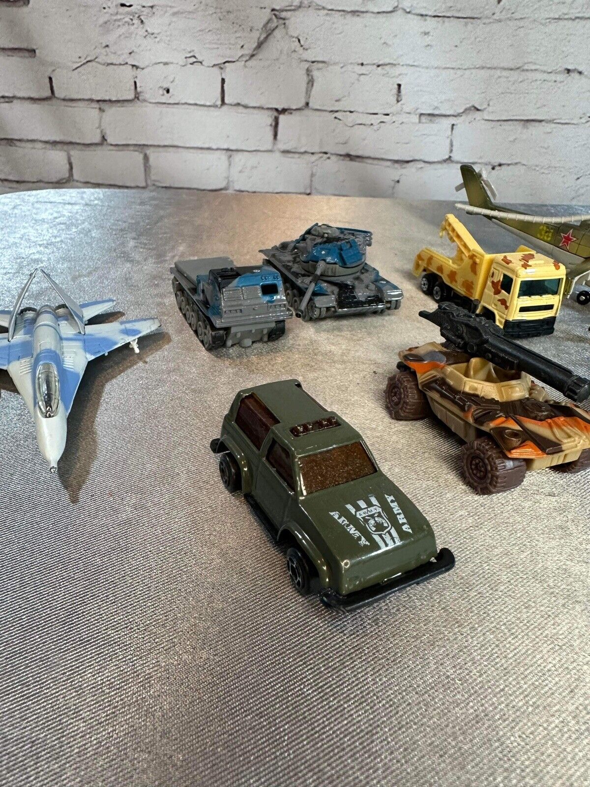 Lot Of Vintage Toy Military Vehicles