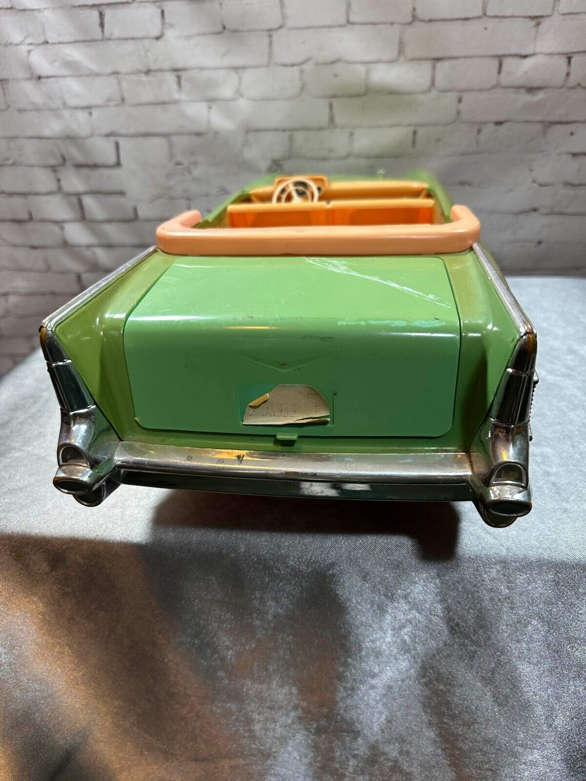 VINTAGE BARBIE RARE GREEN  1957 CHEVY BEL AIR CONVERTIBLE  *Incomplete w/ Xtras*