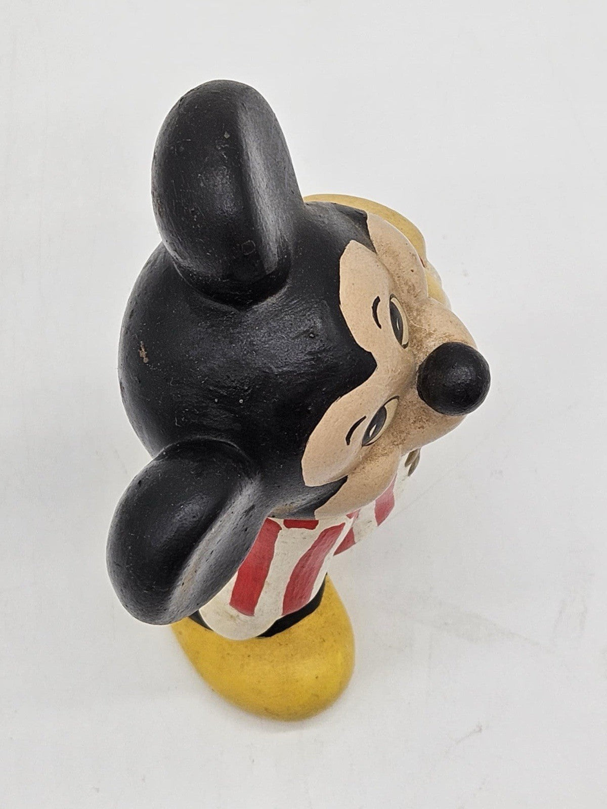 Vintage Mickey Mouse Walt Disney Productions Ceramic Painted Figurine ~9.0" Tall