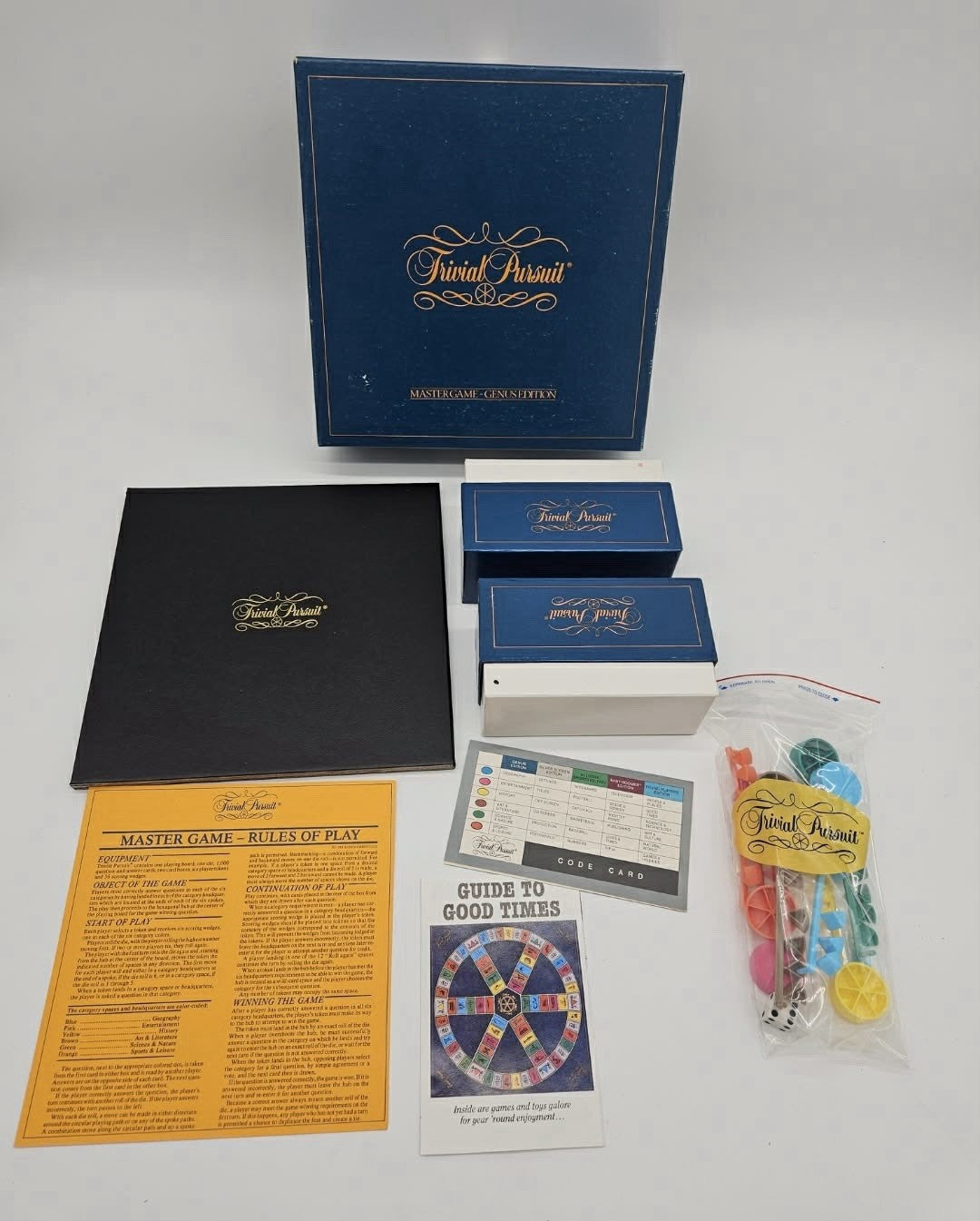 Trivial Pursuit Game-Mastergame-Genus edtion-1981