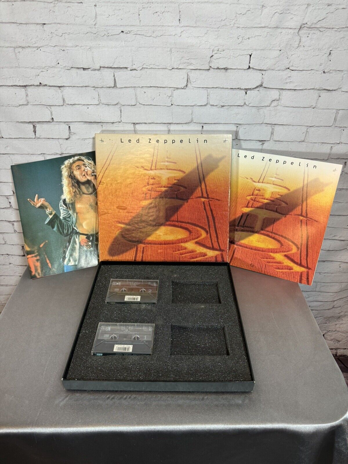 LED ZEPPELIN 4 Cassette Tape Box Set with Booklet *Missing 2 Tapes*
