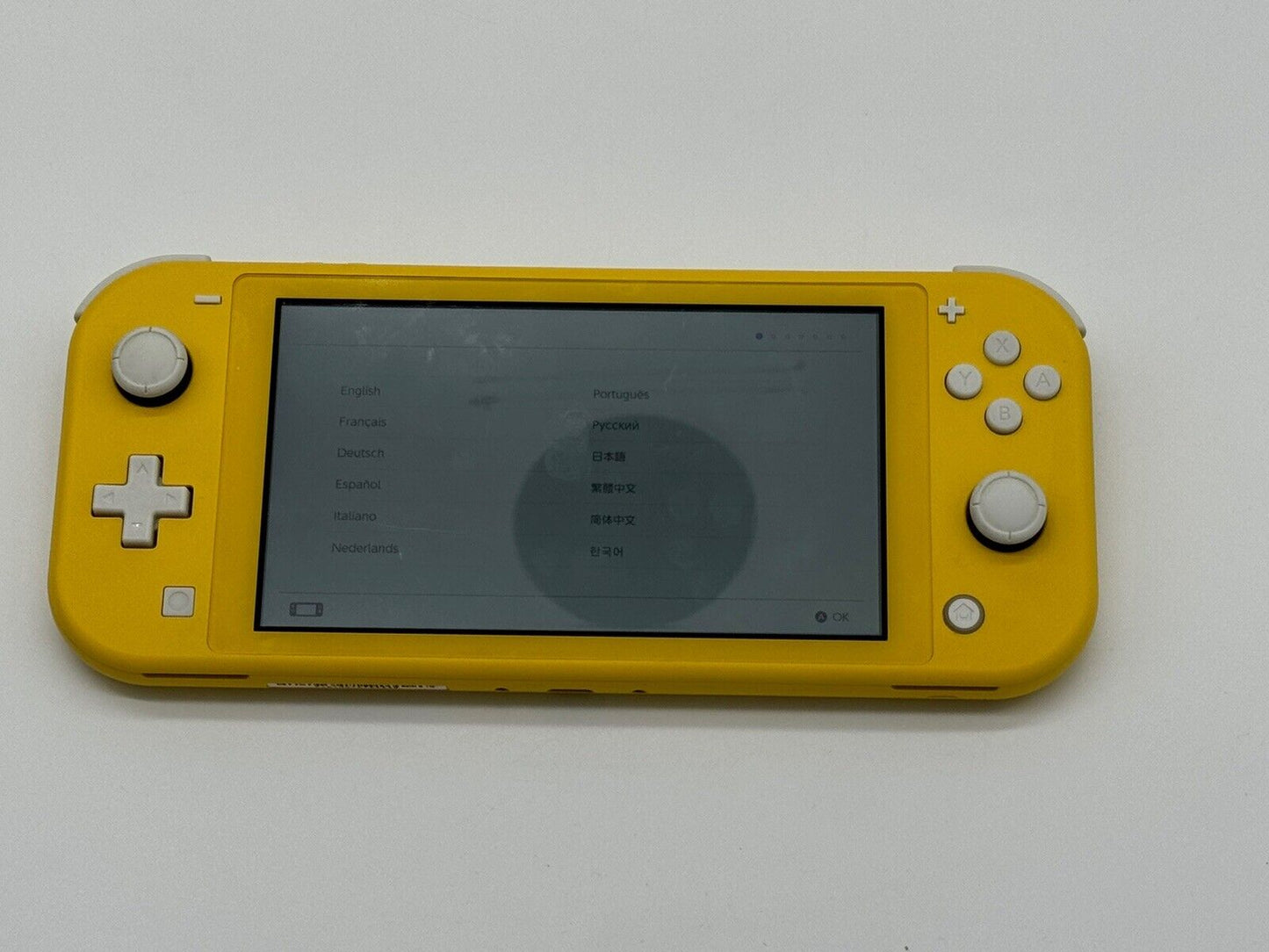 Nintendo Switch Lite Yellow Handheld Console Lot w/ Case, Charger, Games & MORE