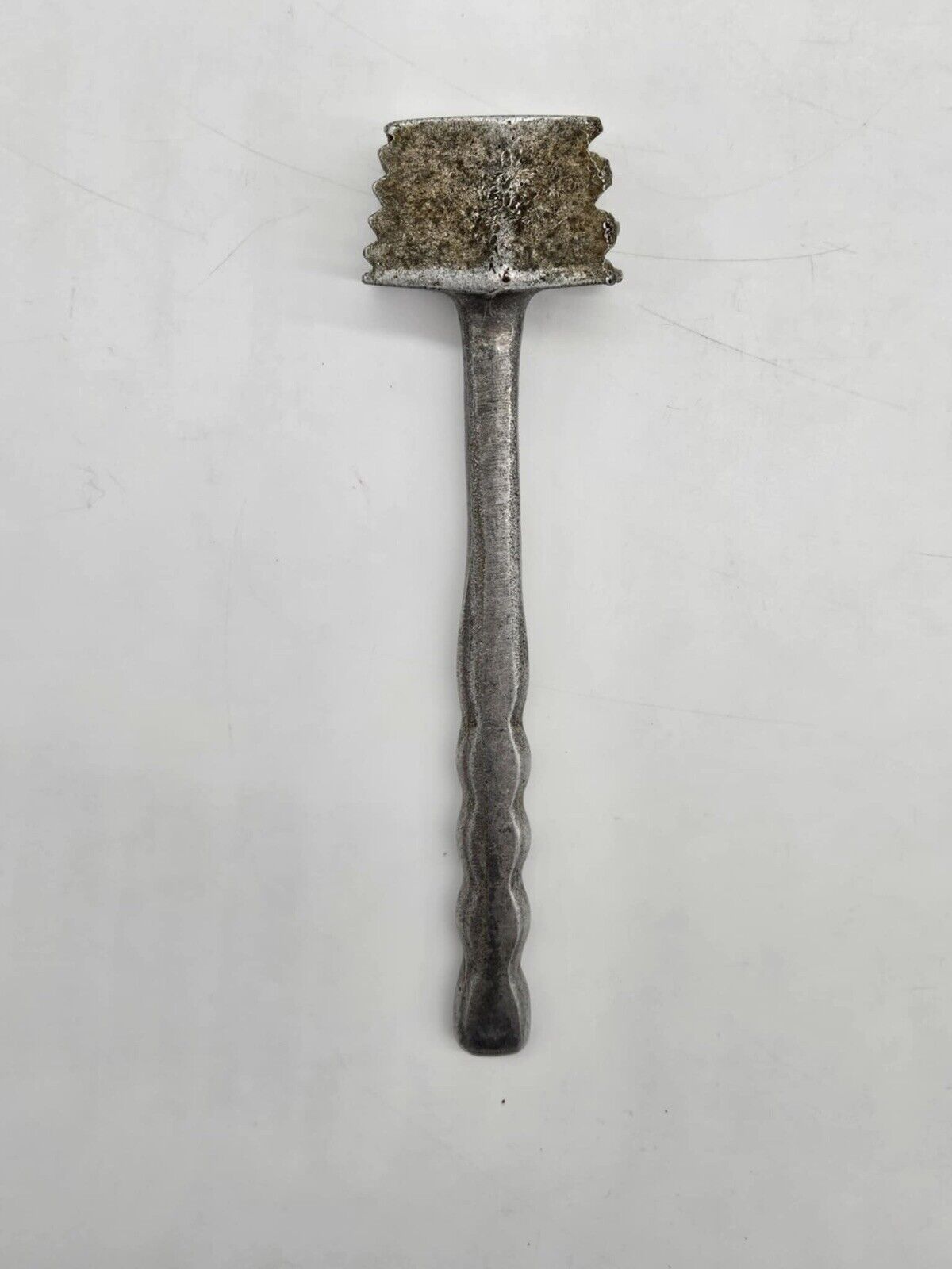 Vintage Metal Meat Tenderizer Mallet 8"L