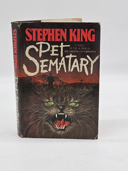 Pet Cemetery Stephen King  Hardcover Book Doubleday & Co w/ Dust Cover