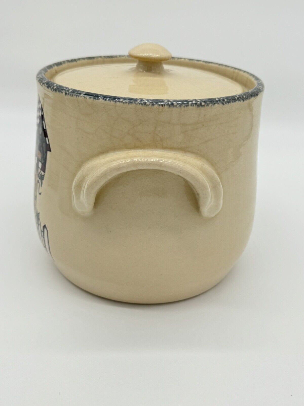 Home And Garden Party Birdhouse Stoneware Cookie Jar, 2 Bowls & Utensil Holder
