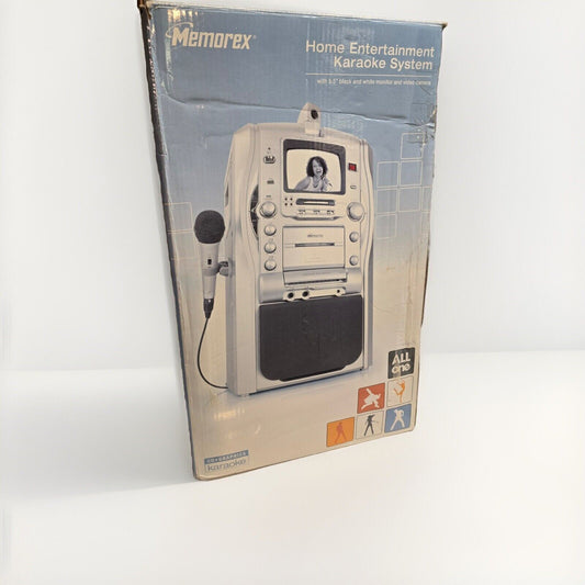 NEW Vintage Memorex MKS8503 Karaoke Machine CD/ Cassette Recorder