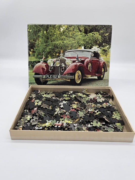 1973 Gatsby’s World 1938 Mercedes Benz Jigsaw 540K Puzzle 16” X 20” Complete !