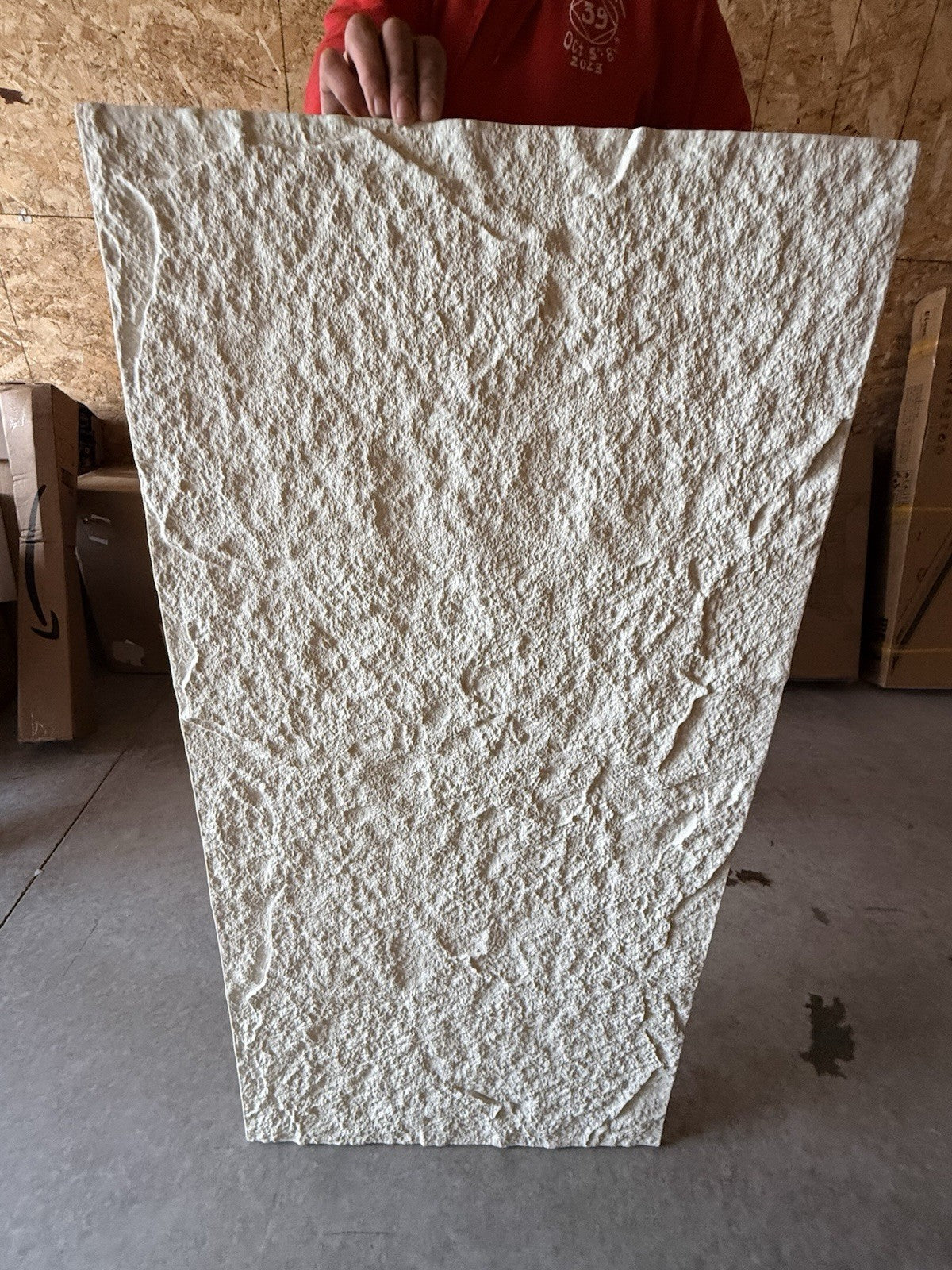 Faux Stone Wall, 3D Wall Panels, Split Rock Wall, Real Stone Veneers - 4 Panels