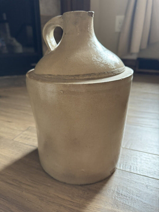 1 Gallon Whiskey Jug Vintage Stoneware