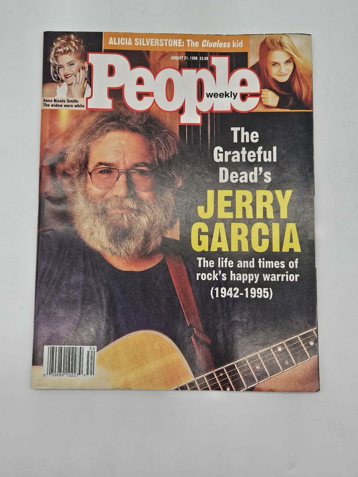 People Weekly Magazine August 1995 Issue Jerry Garcia of Grateful Dead Tribute