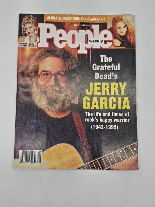 People Weekly Magazine August 1995 Issue Jerry Garcia of Grateful Dead Tribute