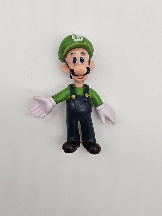 Luigi 2.5 Action Figure Toy Jakks World of Nintendo Super Mario Caketopper