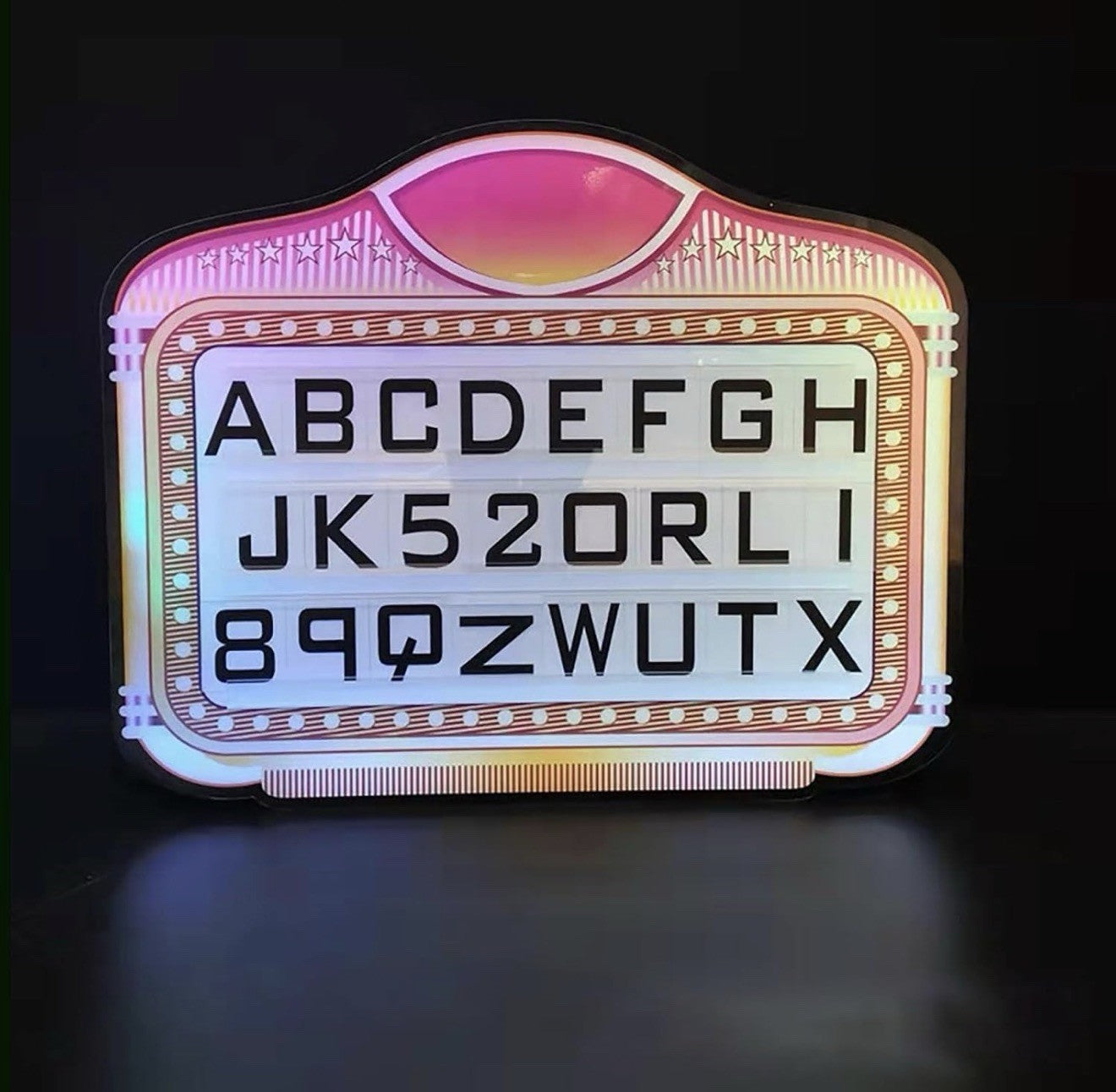 NEW Cinema Light Box LED Letter Bottle Presenter Letters/Numbers Board W/ Remote