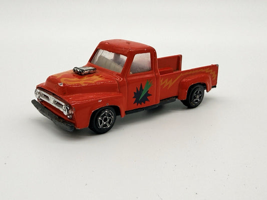 1956 FORD F-100 Flareside Pickup Truck Red Unbranded Diecast 1:43 Guc RED F23