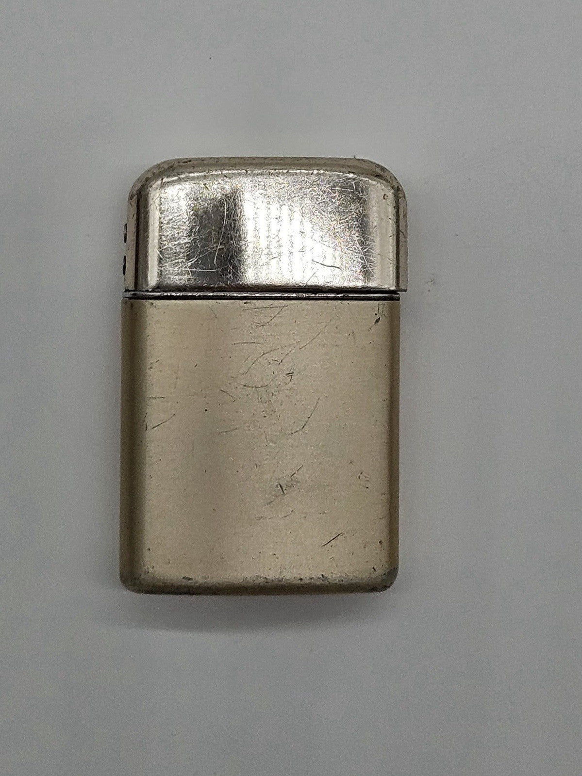 Vintage Ronson Gold Tone Flip-Top Typhoon Lighter British Empire Made. RARE