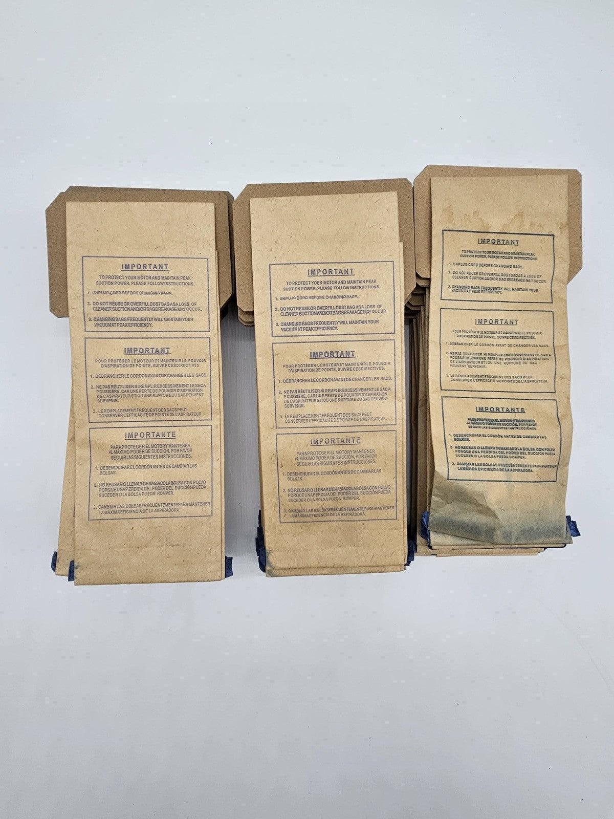 Lot of Style U Bags for Electrolux Upright Vacuum Cleaner # 138FPC