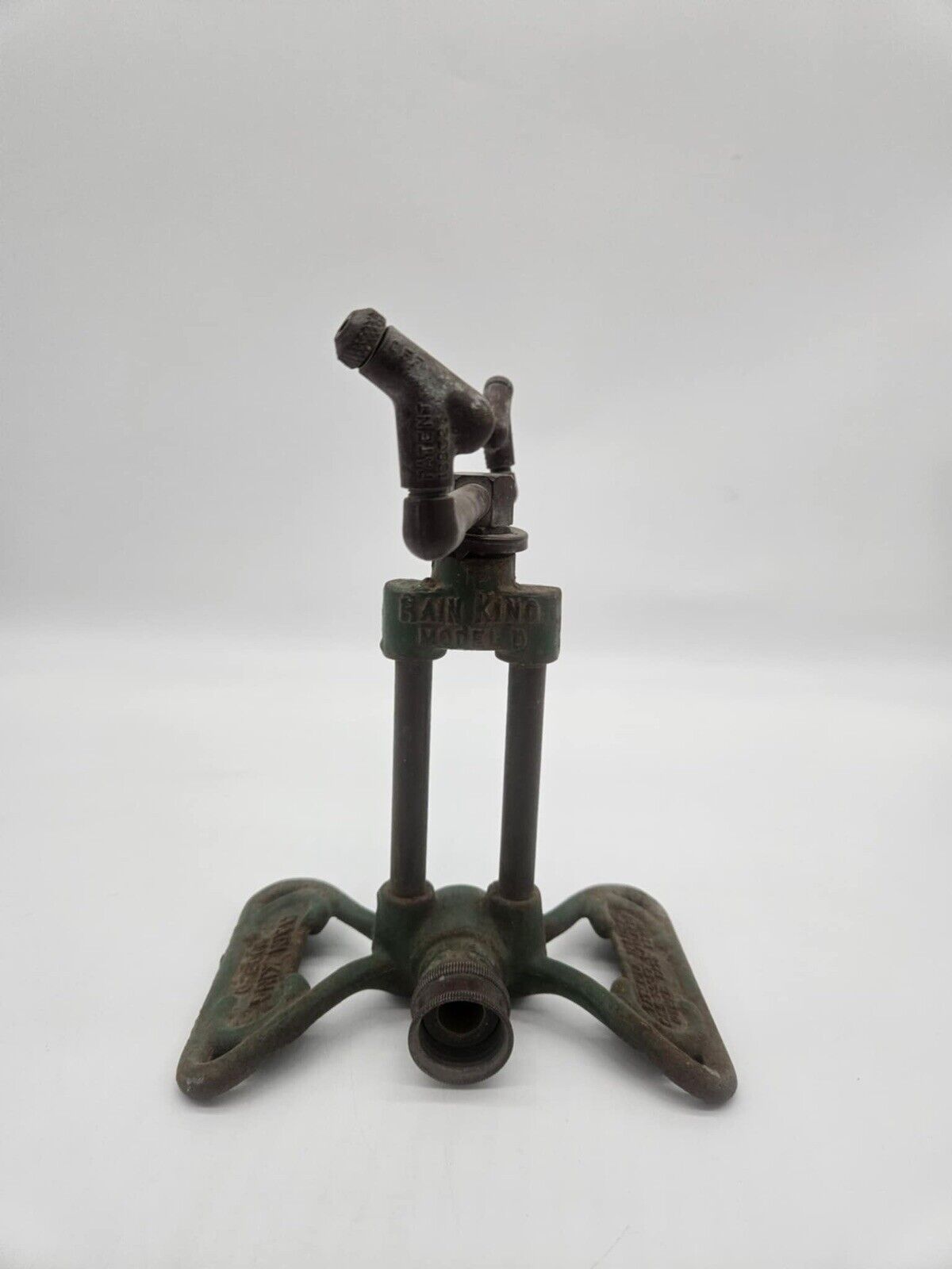 Vintage 1920s ? Sunbeam Rain King Model D Lawn Garden Sprinkler, Cast Iron/Brass