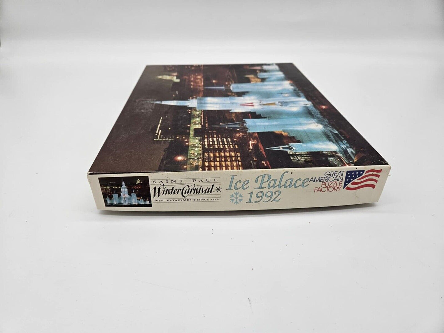 St Paul Minnesota Winter Carnival Ice Palace Jigsaw Puzzle 1992