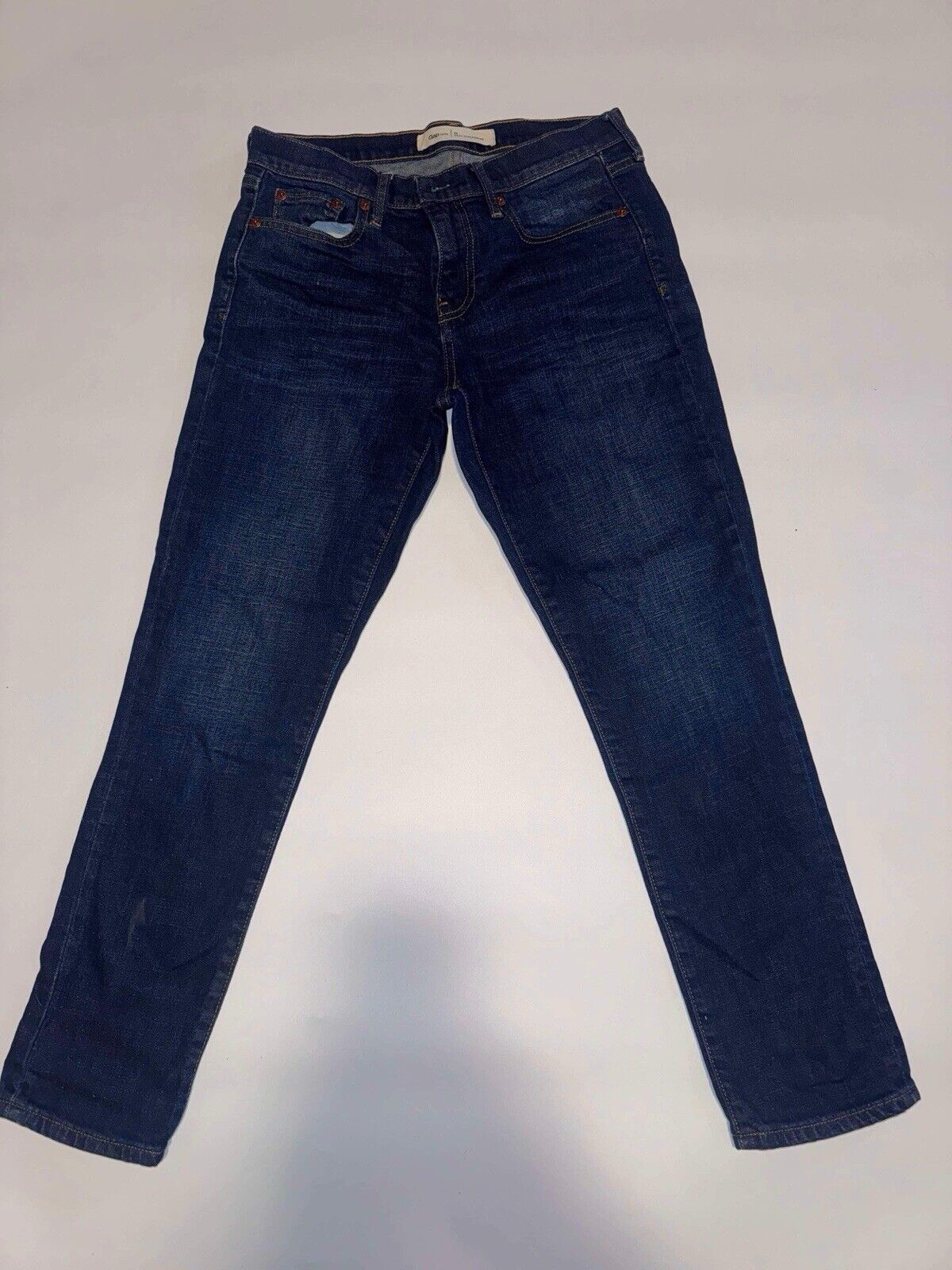 Gap 1969 Jeans Women Sz 26r Authentic Best Girlfriend Zip Slim