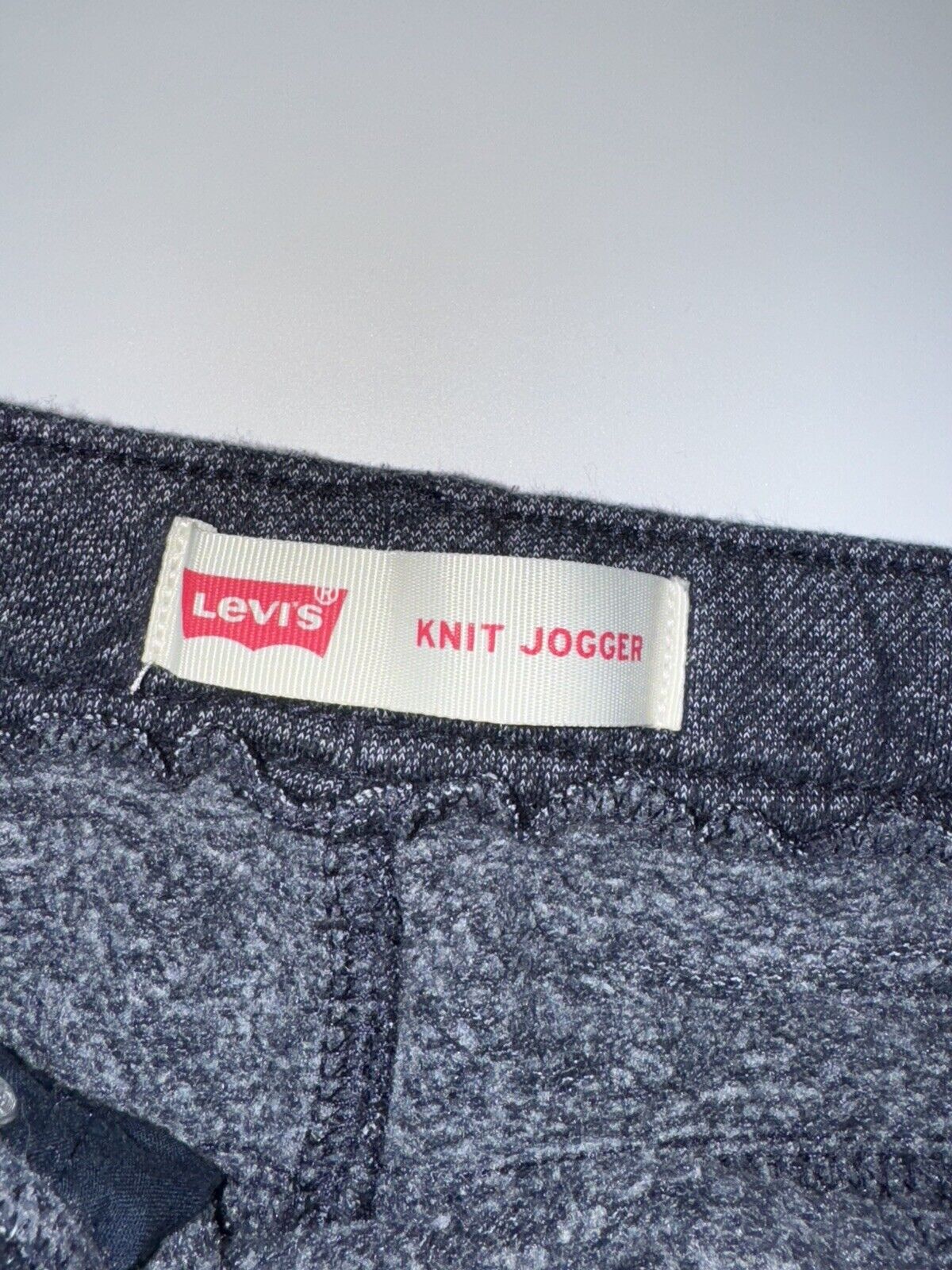 Levi's Knit Jogger Age 8-10 Year Elastic Waistband Tapered Leg w/ Pockets ~ Sz S