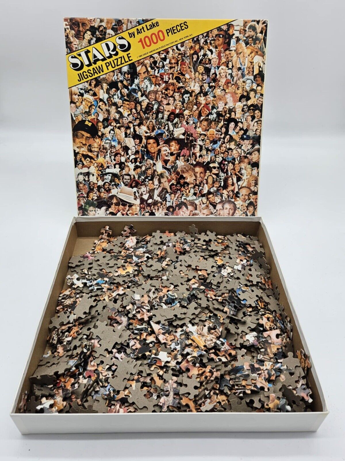 RARE Vintage STARS by Art Lake Jigsaw Puzzle 1000 Pieces 22x30 1985