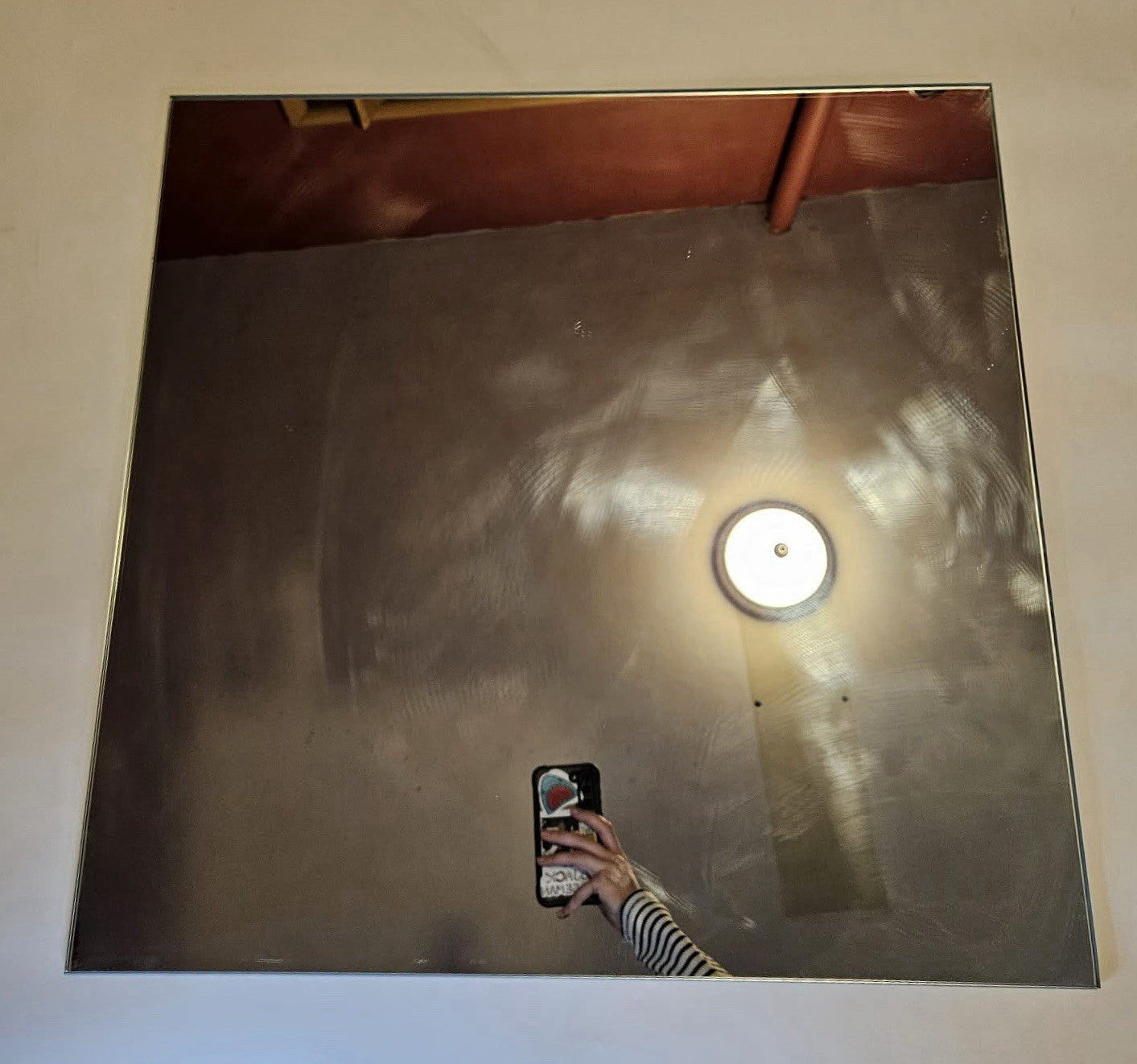 Large Rectangular Wall Mirror Beveled Edge