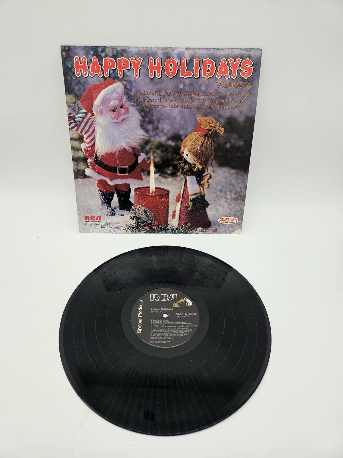 4 Vintage Christmas LP Lot True Value Singer JCPenney 1964 Tested  Vol 14 & 16