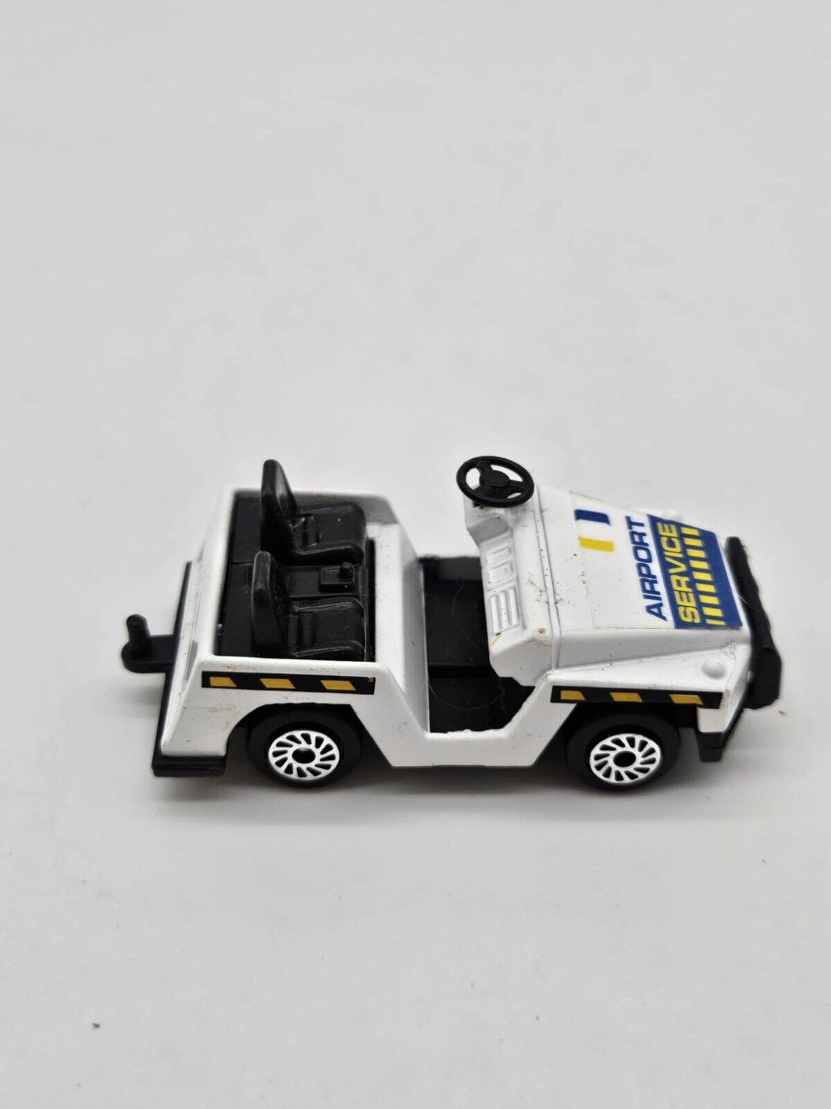 RealToy Package Cargo Baggage Car - Airport Service White Trolley from Play Set