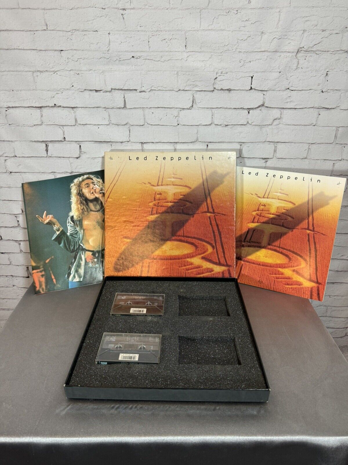 LED ZEPPELIN 4 Cassette Tape Box Set with Booklet *Missing 2 Tapes*