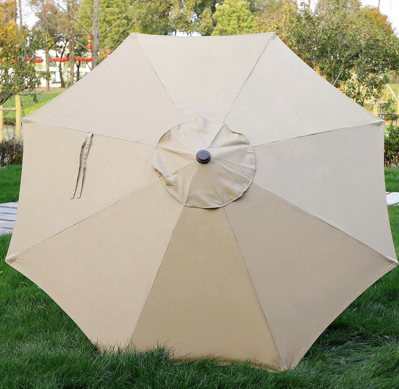 Blissun 9' Outdoor Patio Umbrella, Outdoor Table Umbrella, Yard Umbrella, Mar...