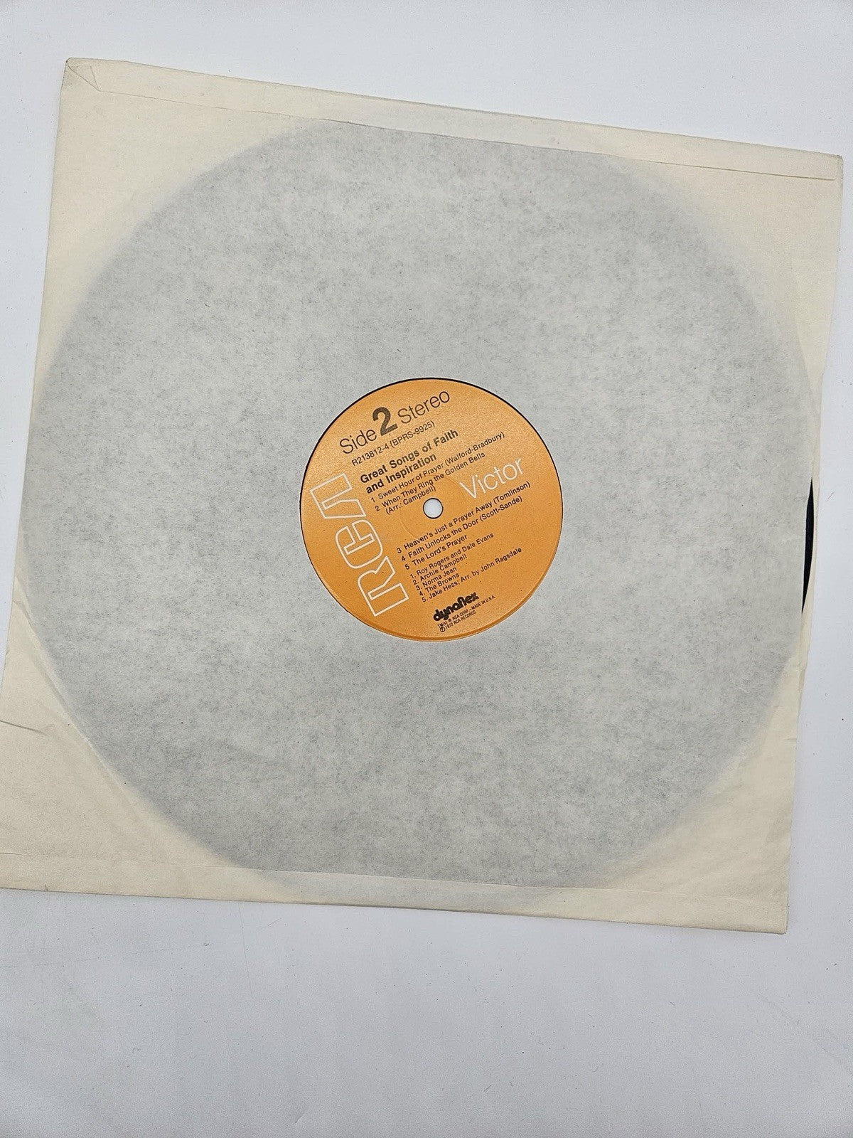 A19 Great Songs Of Faith And Inspiration - 1972 RCA Records R213812 -4 LP Gospel