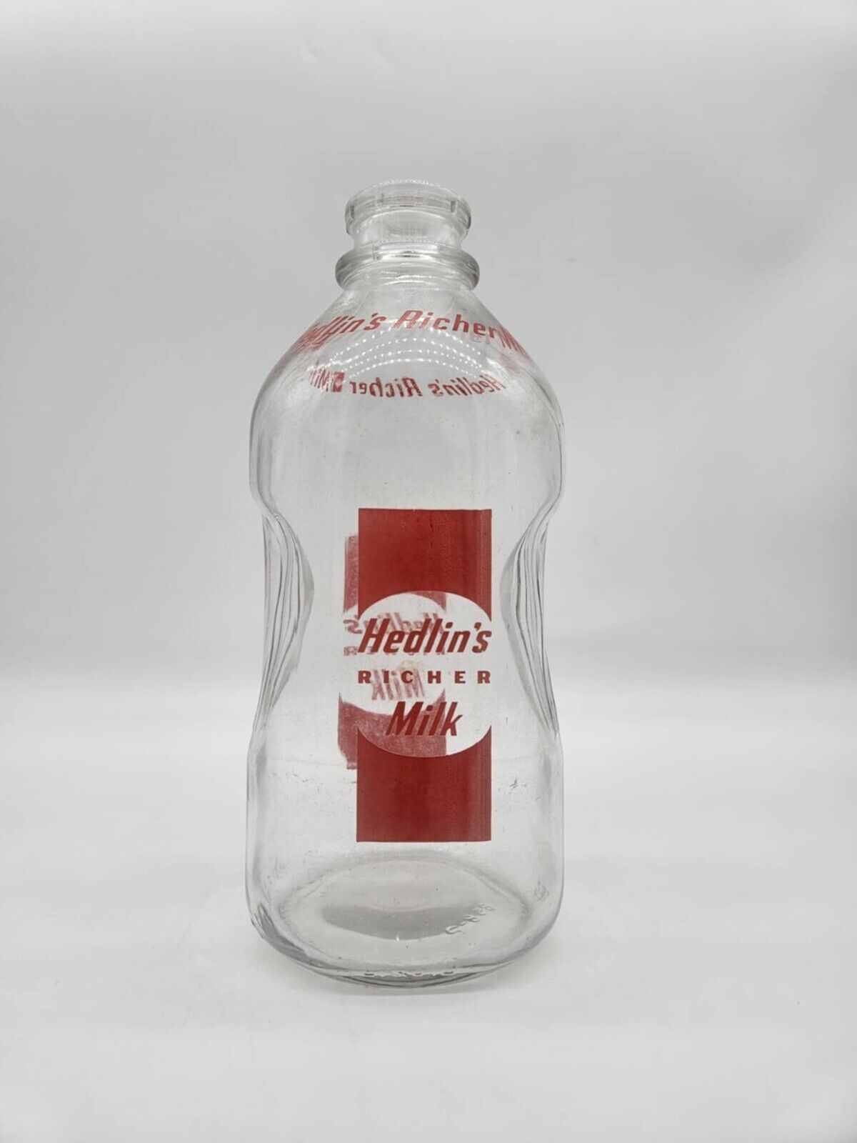 HEDLINS RICHER MILK CHICAGO ILLINOIS 1 GALLON MILK BOTTLE EXCELLENT CONDITION