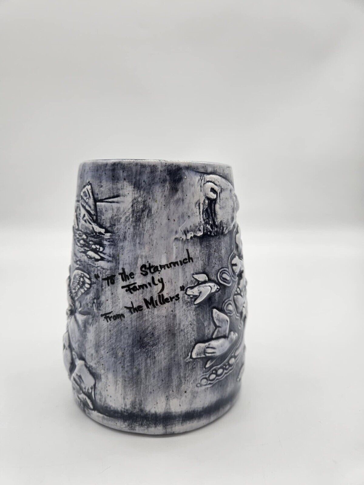 Alaska State Diverse Heritage Rabbit Creek Studios Ceramic Beer Mug